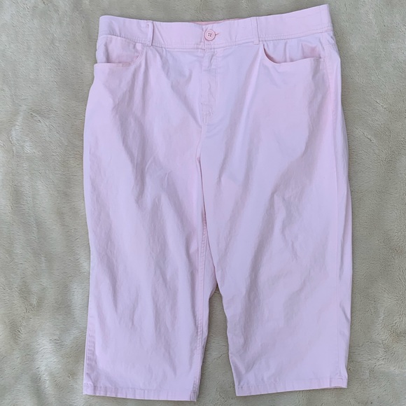 Christopher & Banks Pants - Christopher & Banks pink capris 16 petite